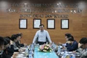 Chủ tịch HĐTV PVN Hoàng Quốc Vượng làm việc với DQS
