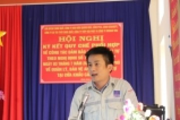 DQS sơ kết 1 năm thực hiện quy chế phối hợp với Đồn Biên phòng Dung Quất