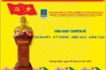 Chi bộ Văn phòng Đảng uỷ - Kiểm soát chất lượng DQS sinh hoạt chuyên đề “Đoàn kết – Kỷ cương – Sáng tạo – Hiệu quả”: