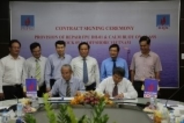 Lễ ký Hợp đồng sửa chữa giàn khoan Đại Hùng và phao calm 