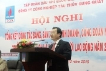 DQS tổ chức Hội nghị tổng kết công tác đảng, sản xuất kinh doanh, công tác công đoàn và hội nghị người lao động năm 2016