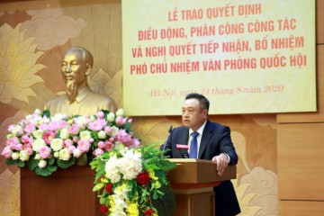 Điều động, bổ nhiệm đồng chí Trần Sỹ Thanh làm Phó chủ nhiệm Văn phòng Quốc hội