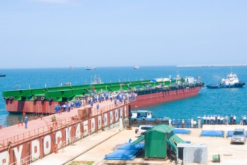 Barge launched at Dungquat shipyard