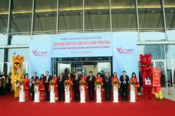 Khai mạc Triển lãm quốc tế về công nghệ đóng tàu, hàng hải và công trình biển - Vietship 