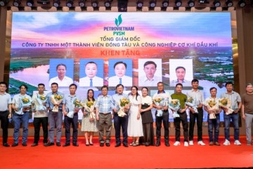 PVSM tổ chức Hội nghị khen thưởng các cá nhân điển hình tiên tiến tại Cà Mau