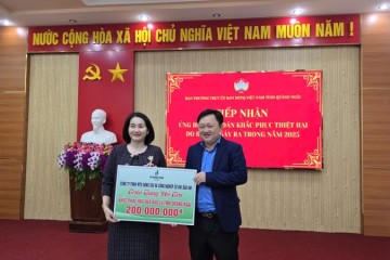 Người lao động PVSM chung tay ủng hộ 200 triệu đồng khắc phục lũ lụt tại Quảng Ngãi