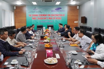 PVSM ký hợp đồng đóng mới 03 tàu chở dầu thô cho Samsung Heavy Industries (Hàn Quốc)