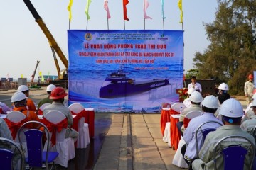 Công đoàn PVSM phát động thi đua trên sản phẩm đóng mới serie Tàu hàng đa năng 5000DWT DQS-01