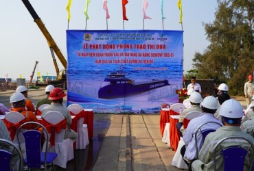 Công đoàn PVSM phát động thi đua trên sản phẩm đóng mới serie Tàu hàng đa năng 5000DWT DQS-01